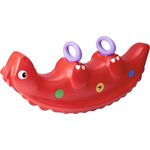 BIG Sammy Rocker, Kinderwippe für 1 bis 3 Personen, mit süßen Rückenschuppen und stabilen Griffen, belastbar bis zu 50 kg, für Kinder ab 1 Jahr