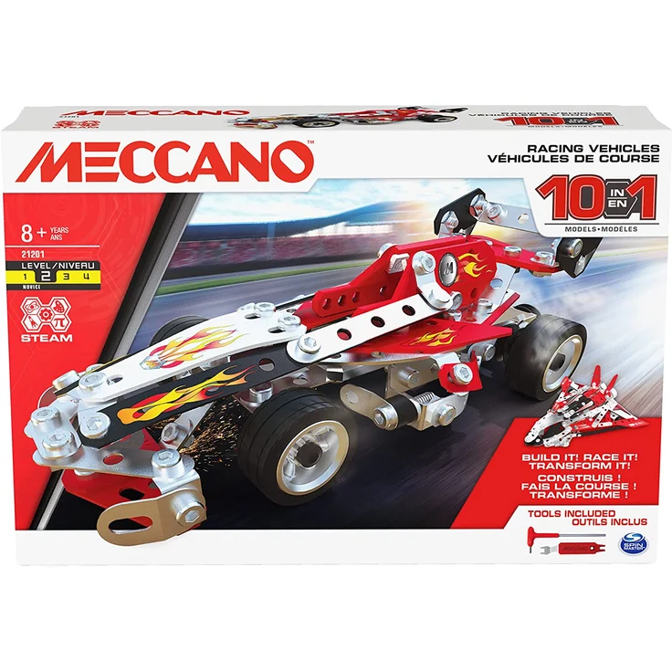 MECCANO constructor 10in1 Racing Vehicles 225pcs. 6060104 – Bild 1