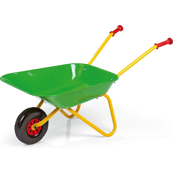 Rolly Toys Metallschubkarre (ab 2,5 Jahren, Kinderschubkarre, Metallschüssel, Kunststoffgriffe, max. belastbar bis 25 kg) 271900 – Bild 1