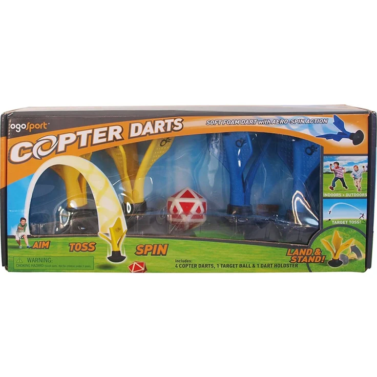 Schildkröt Funsports Ogo Sport Copter Darts, grün / gelb / blau, 970098 – Bild 2