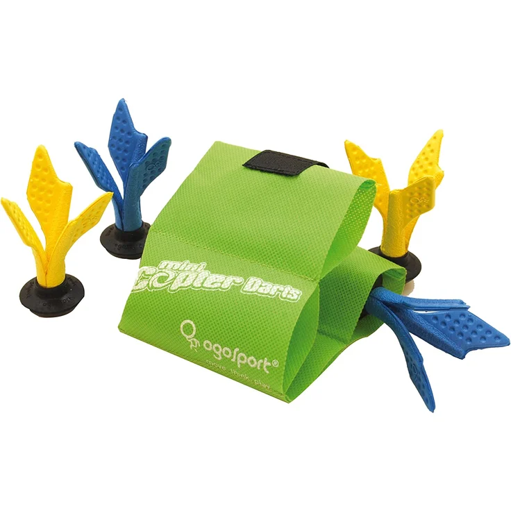 Schildkröt Funsports Ogo Sport Copter Darts, grün / gelb / blau, 970098 – Bild 1