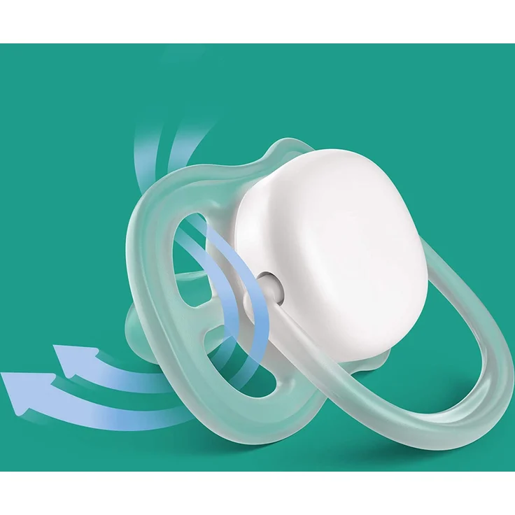 Philips Avent ultra air Schnuller 6-18 Monate SCF345/22, Doppelpack, Mädchen, Einhorn/Engel – Bild 5
