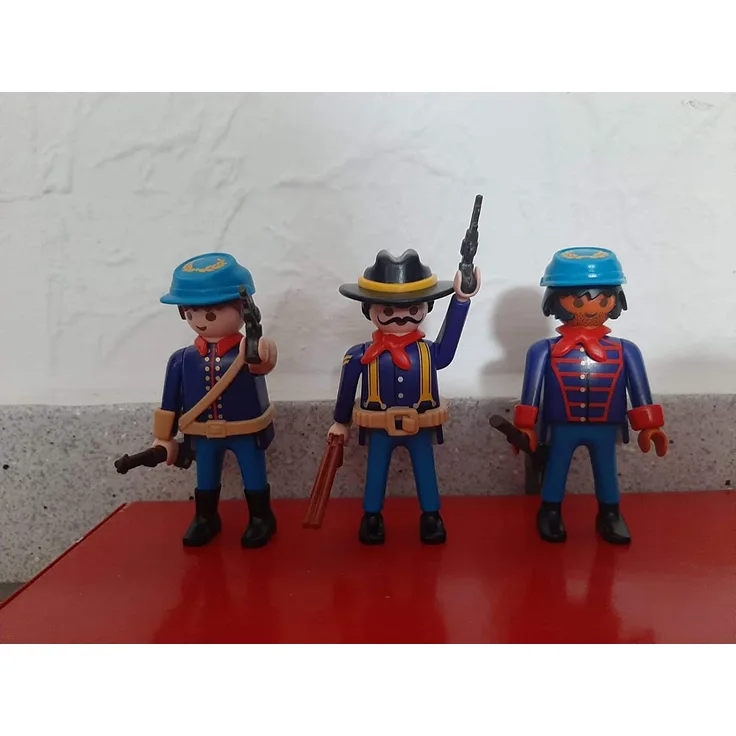 PLAYMOBIL 6274 3 Yankees (Folienverpackung) [Spielzeug]