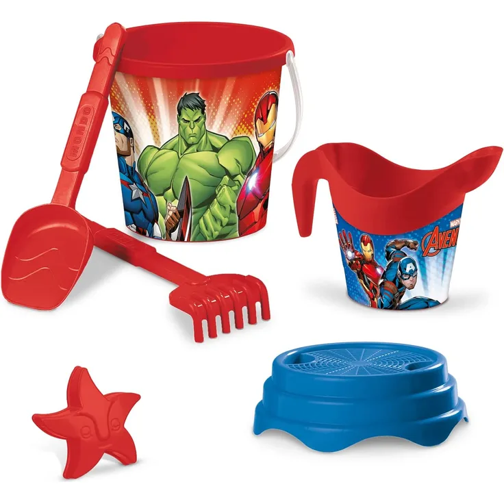 Mondo Welt 28431 - Eimergarnitur Avengers, 17 cm