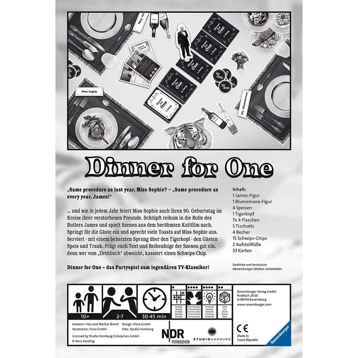 Ravensburger - Der 90. Geburtstag oder Dinner for one - Partyspiel – Bild 6