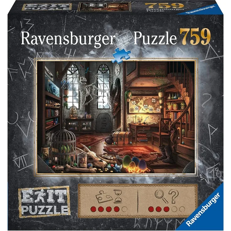Ravensburger Puzzle 759 Teile Exit Im Drachenlabor