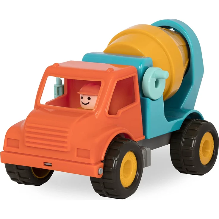 Battat – Betonmisch LKW mit Funktionen und beweglichen Teilen und Fahrer – Spielfahrzeug für Kleinkinder Ab 18 Monaten – Bild 16