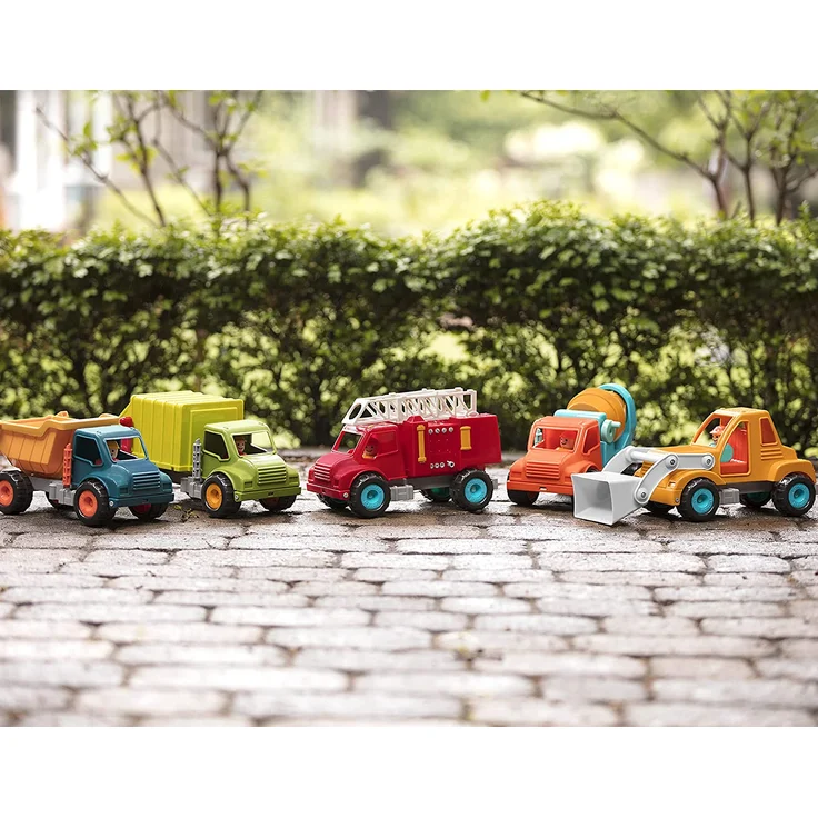 Battat – Betonmisch LKW mit Funktionen und beweglichen Teilen und Fahrer – Spielfahrzeug für Kleinkinder Ab 18 Monaten – Bild 11