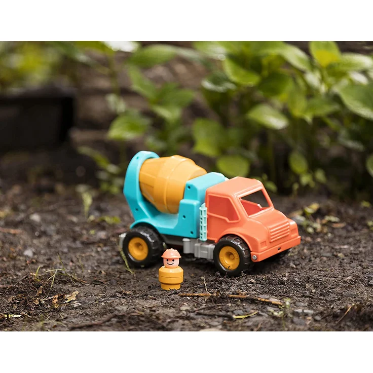 Battat – Betonmisch LKW mit Funktionen und beweglichen Teilen und Fahrer – Spielfahrzeug für Kleinkinder Ab 18 Monaten – Bild 5