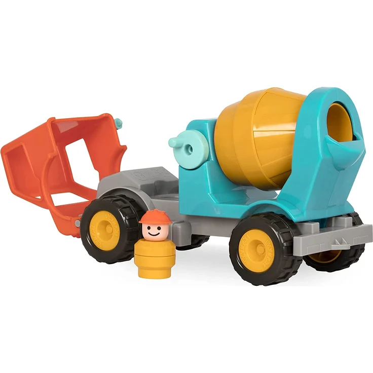 Battat – Betonmisch LKW mit Funktionen und beweglichen Teilen und Fahrer – Spielfahrzeug für Kleinkinder Ab 18 Monaten – Bild 6
