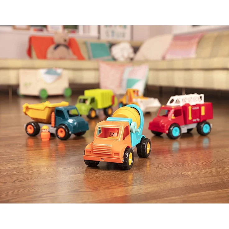 Battat – Betonmisch LKW mit Funktionen und beweglichen Teilen und Fahrer – Spielfahrzeug für Kleinkinder Ab 18 Monaten – Bild 15