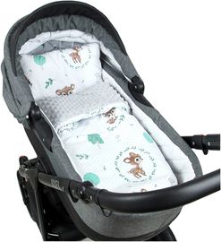 BABYLUX Babydecke MINKY PLÜSCH Kinderwagen 75x60cm MP120B