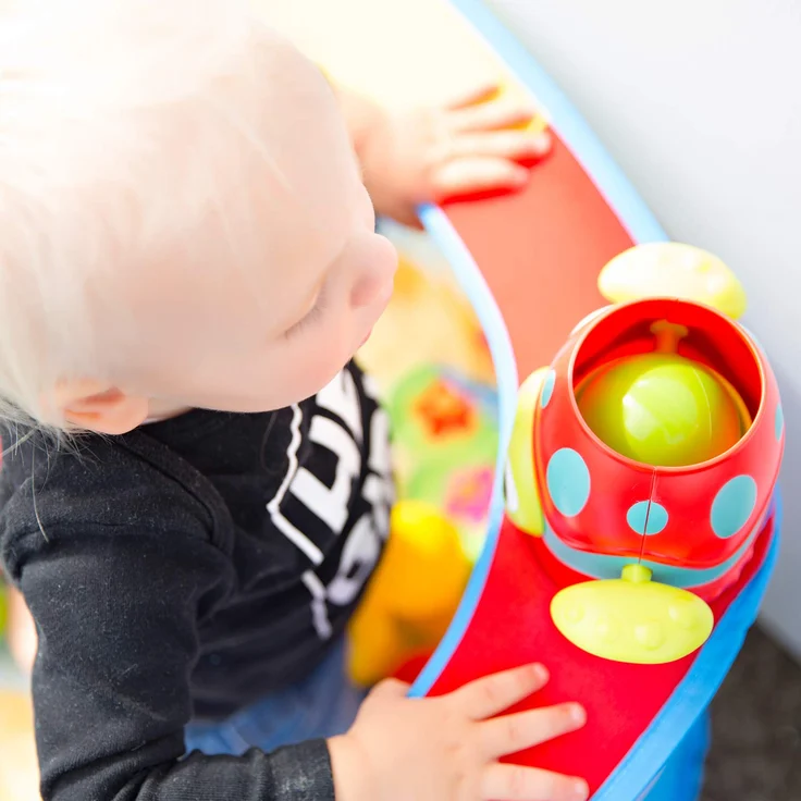 Playgro Pop Up Baby Bällebad, Ab 6 Monaten, Pop and Drop Ball Activity Gym, Bunt, 40175 - Preisvergleich – Bild 4