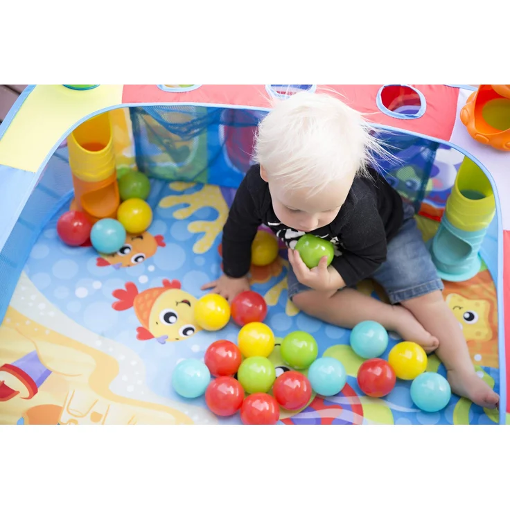 Playgro Pop Up Baby Bällebad, Ab 6 Monaten, Pop and Drop Ball Activity Gym, Bunt, 40175 - Preisvergleich – Bild 5