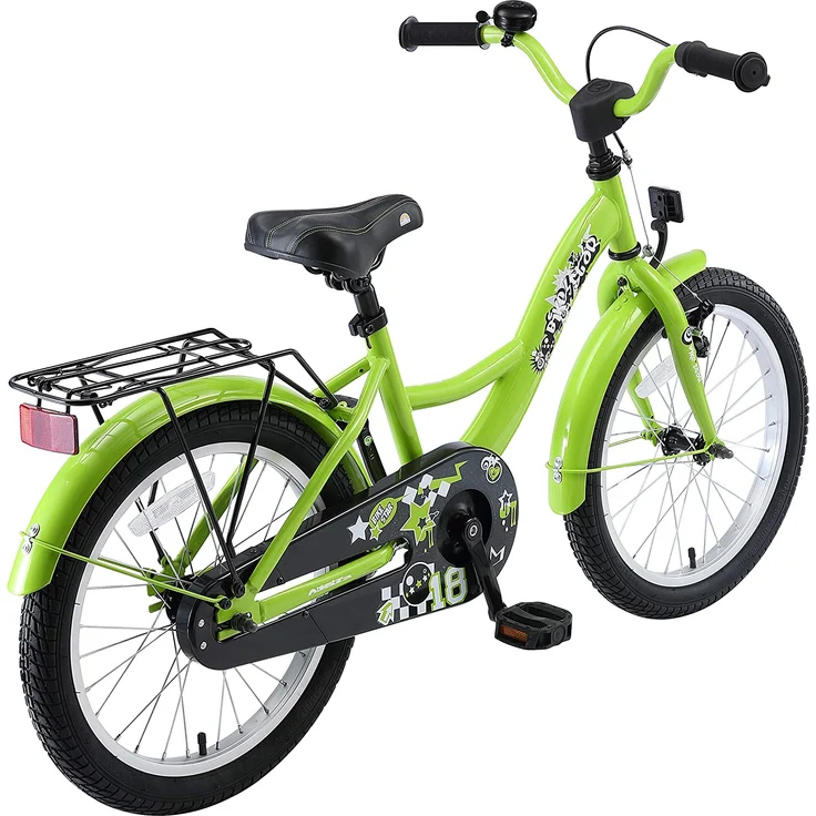 Bikestar Classic Kinderfahrrad 18 Zoll - Grün – Bild 3