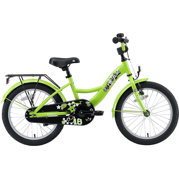 Bikestar Classic Kinderfahrrad 18 Zoll - Grün – Bild 2