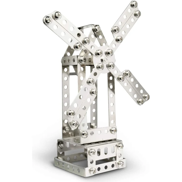 Eitech C05 5 00005-Metallbaukasten-Kran/Hebebrücke/Windmühle Set, 270-teilig – Bild 6