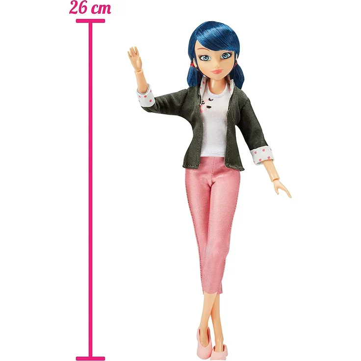 Bandai - Miraculous Puppe mit Bekleidung,ca. 26cm – Bild 3
