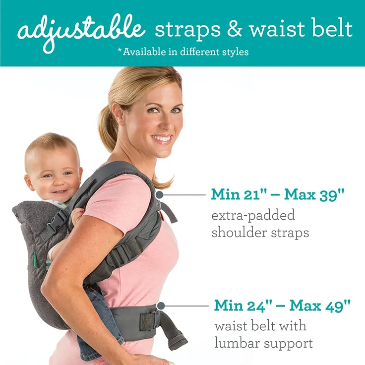 Infantino Flip 4-in-1 Convertible Carrier Gray – Bild 3