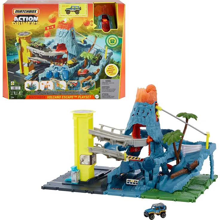 Mattel - Matchbox Vulkan Spielset