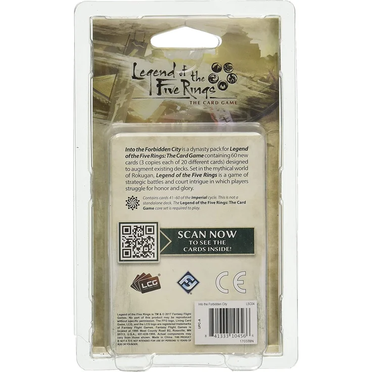 Fantasy Flight Games FFGL5C04 Into The Forbidden City Erweiterungspaket: L5R LCG, Mehrfarbig – Bild 2