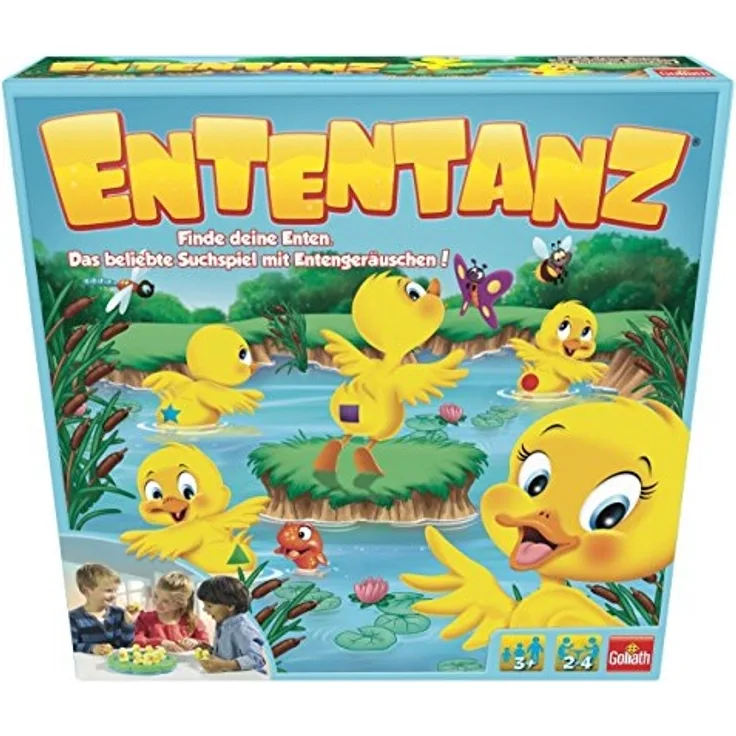 Goliath Toys 30792 Goliath - Ententanz - Der Kinderspielklassiker - Ab 3 Jahren, Mehrfarbig