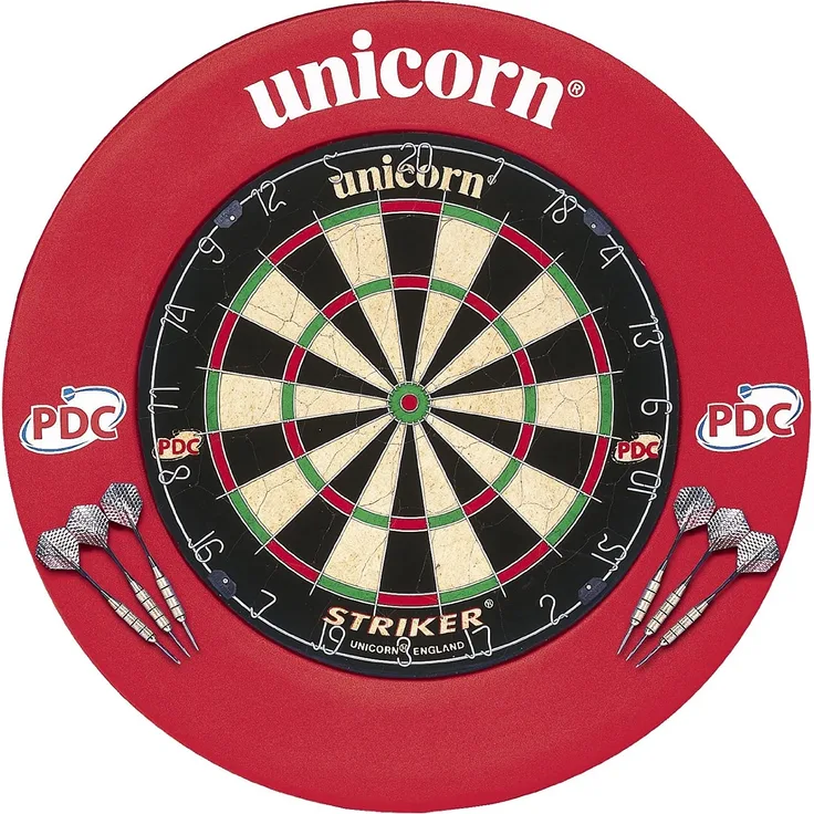 Unicorn Dartscheibe mit Dartscheibenring 68 cm - Preisvergleich