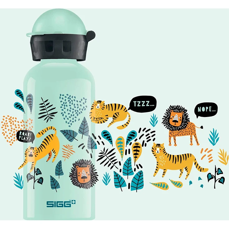 SIGG Trinkflasche KBT Jungle TZZ 0,4L, hellgrün – Bild 4