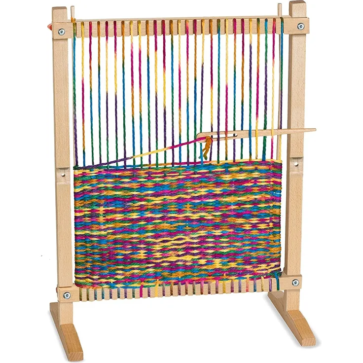 Melissa & Doug 19381 Hölzerner Webrahmen Für Diverse Bastelarbeiten, Mehrfarbig