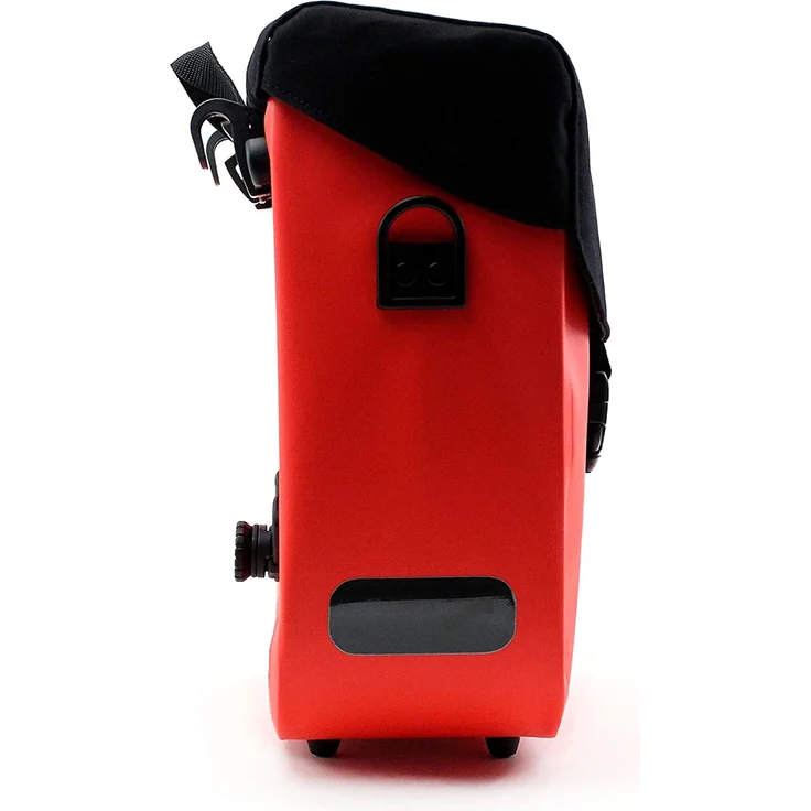 racktime Fahrradtasche Deckeltasche TOMMY orange-schwarz 15 Liter – Bild 3