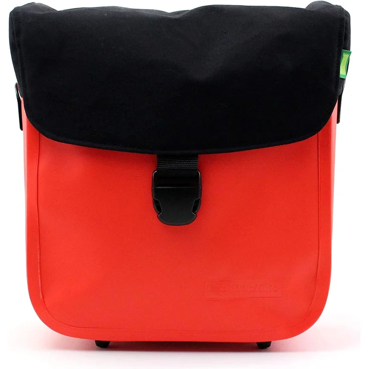 racktime Fahrradtasche Deckeltasche TOMMY orange-schwarz 15 Liter – Bild 2