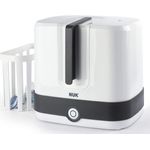 NUK Vario Express Dampf-Sterilisator 3-in-1 Modular für bis zu 6 Babyflaschen, Sauger & Zubehör oder Milchpumpe