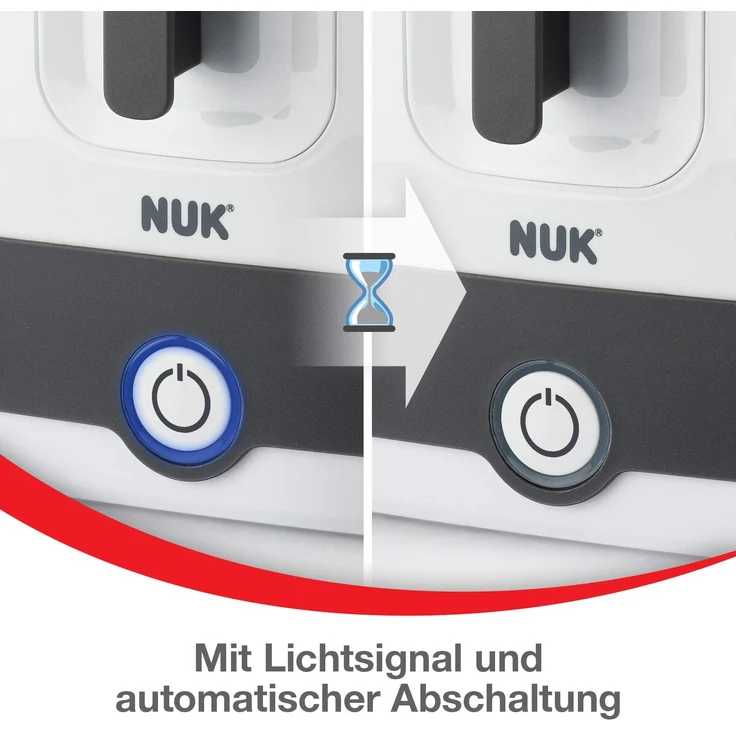 NUK Vario Express Dampf-Sterilisator 3-in-1 Modular für bis zu 6 Babyflaschen, Sauger & Zubehör oder Milchpumpe – Bild 5