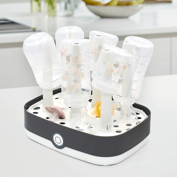 NUK Vario Express Dampf-Sterilisator 3-in-1 Modular für bis zu 6 Babyflaschen, Sauger & Zubehör oder Milchpumpe – Bild 6
