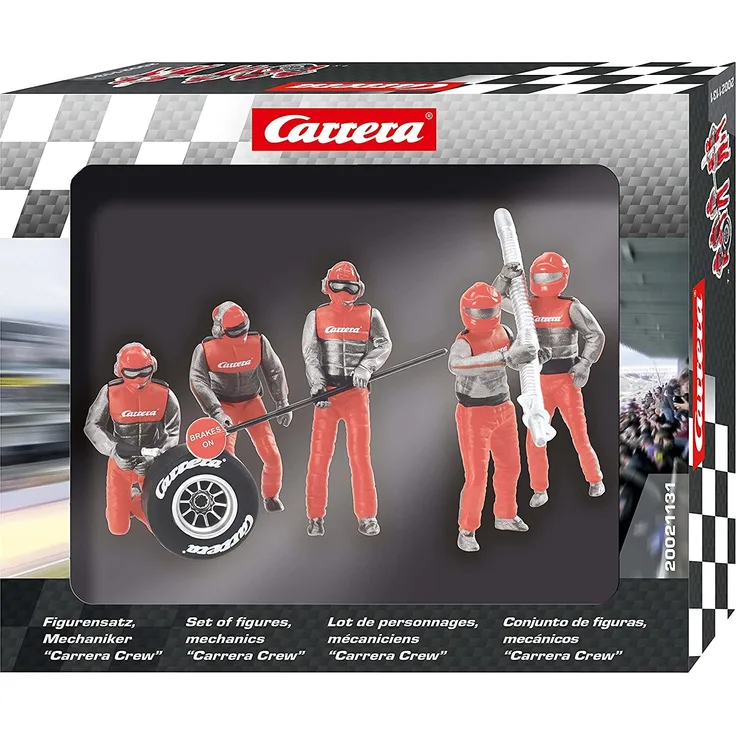 Carrera Figurensatz Mechaniker, Crew Rot