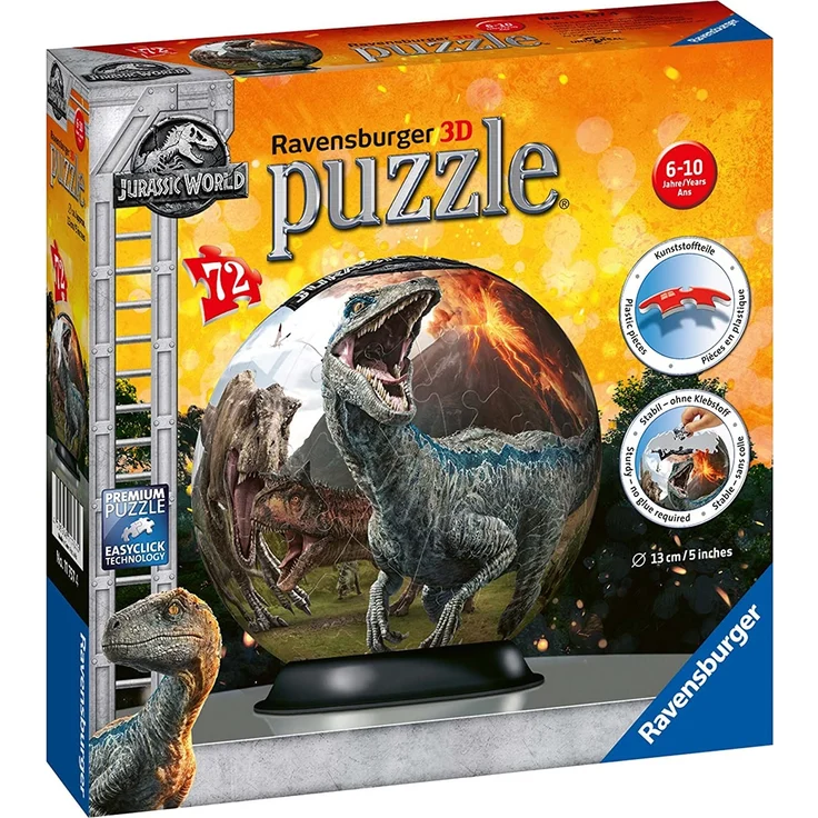 Ravensburger 3D Puzzle 11757 - Jurassic World 2 - 72 Teile – Bild 2