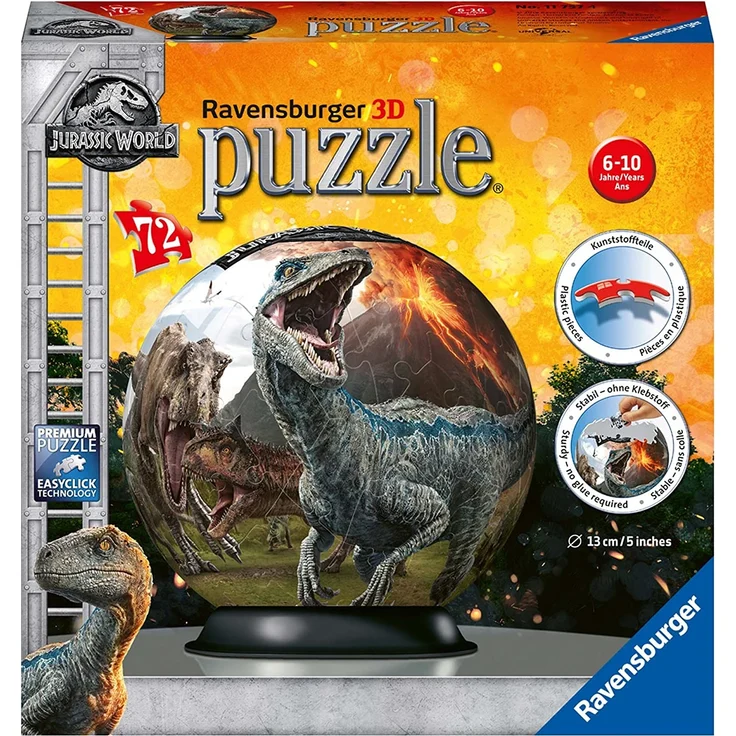 Ravensburger 3D Puzzle 11757 - Jurassic World 2 - 72 Teile – Bild 1