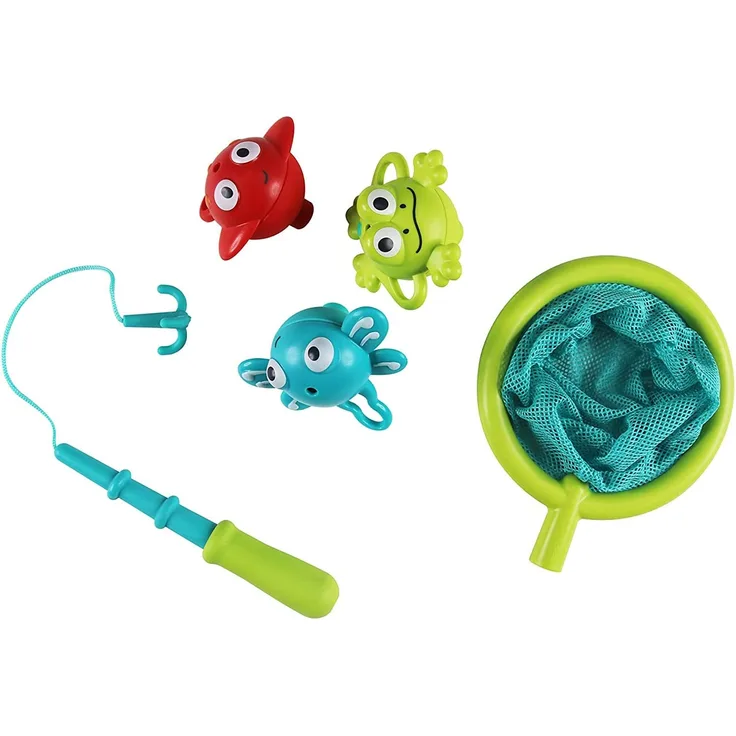 Hape E0214 Badespielzeug Angelspaß-Set, Badewannenspielzeug, Mehrfarbig
