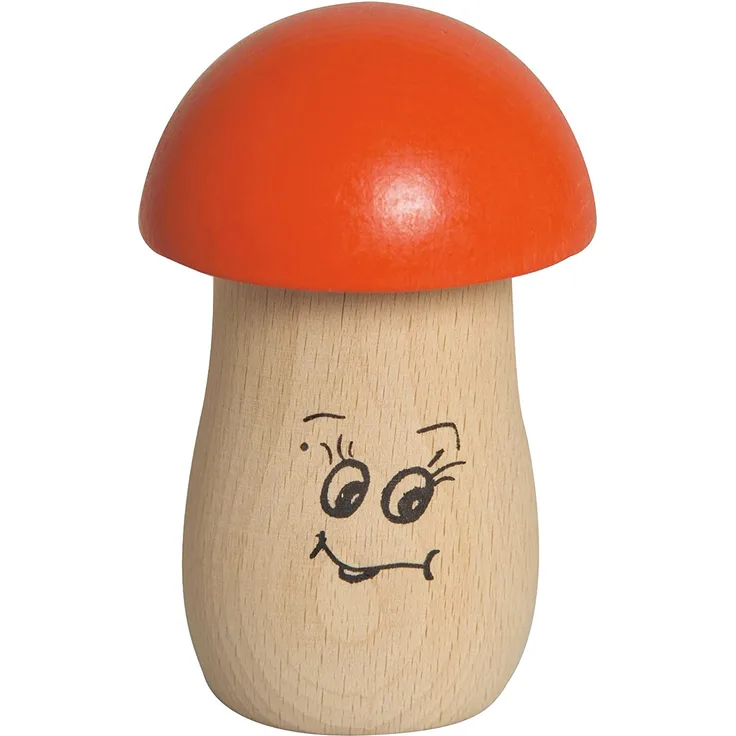 Rohema 61642 Pilz Rassel rot mittel Holz