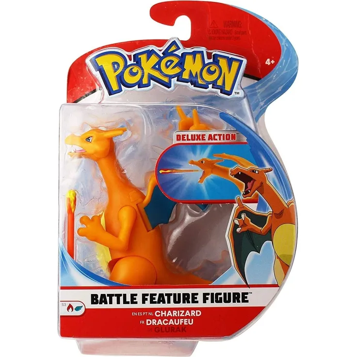 Pokémon - Battle Feature Figur - Glurak - Preisvergleich