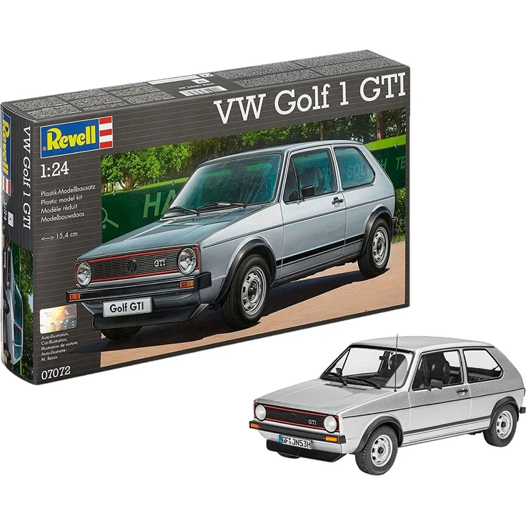 Revell Modellbausatz Auto 1:24 - Volkswagen VW Golf 1 GTI im Maßstab 1:24, Level 4, originalgetreue Nachbildung mit vielen Details, 07072 – Bild 1