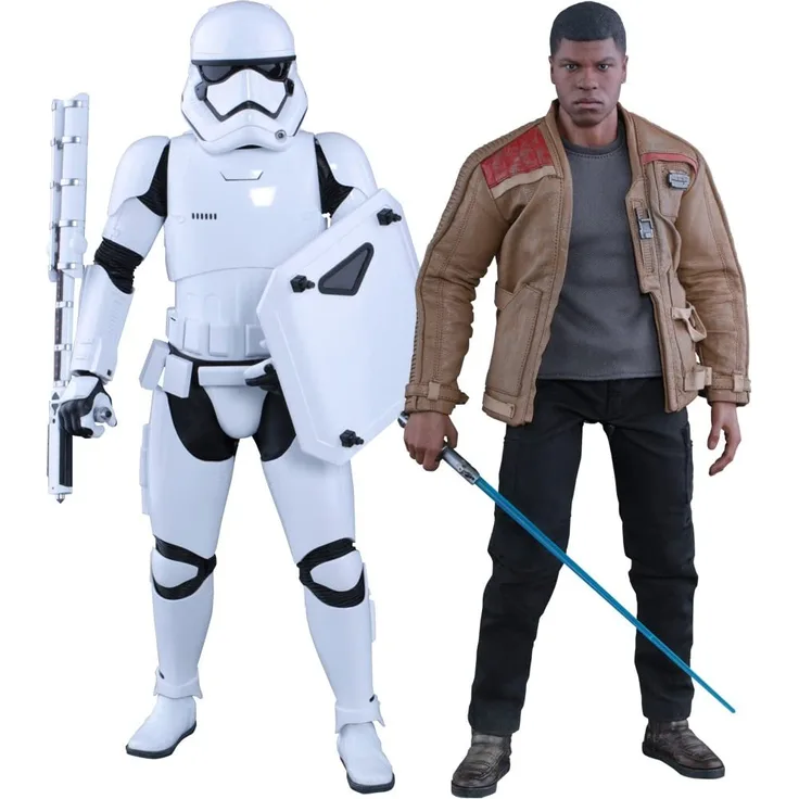 Hot Toys ht902626 Maßstab 1: 6 Finn und Erste Bestellung ausschreitungen Storm Trooper Set Star Wars The Force weckt Figur
