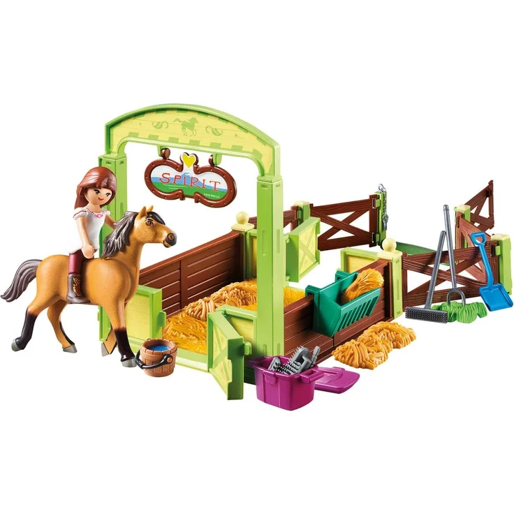 Playmobil 9478 - Spirit - Riding Free - Pferdebox Lucky und Spirit – Bild 2