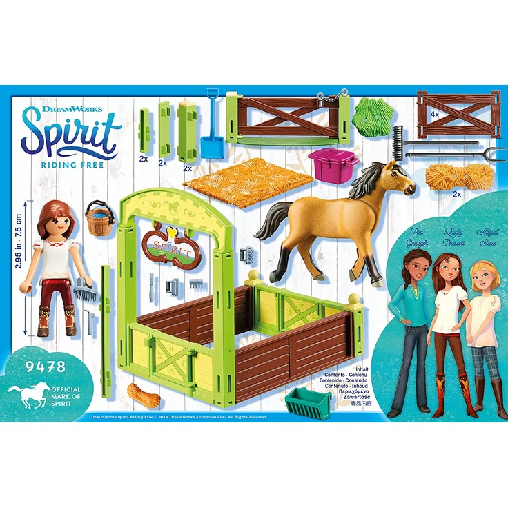 Playmobil 9478 - Spirit - Riding Free - Pferdebox Lucky und Spirit – Bild 5