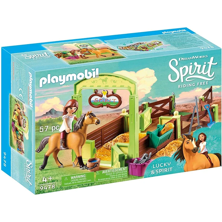 Playmobil 9478 - Spirit - Riding Free - Pferdebox Lucky und Spirit – Bild 6