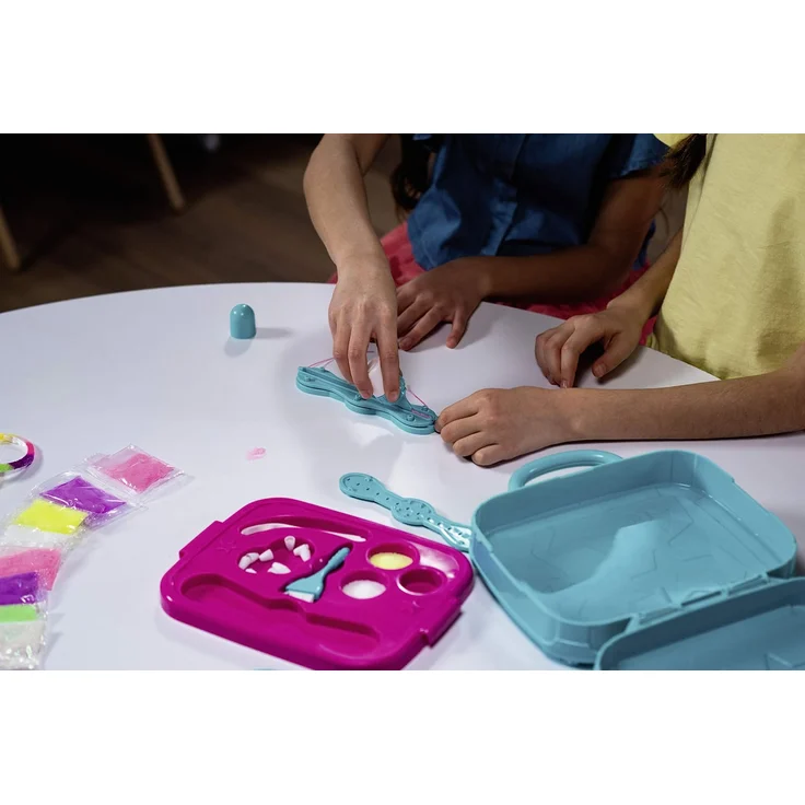 Ravensburger Blazelets Style Studio, Glitzer-Armbänder selber machen, Kreatives Bastelset für Mädchen ab 6 Jahren, stylische Freundschaftsarmbänder – Bild 6