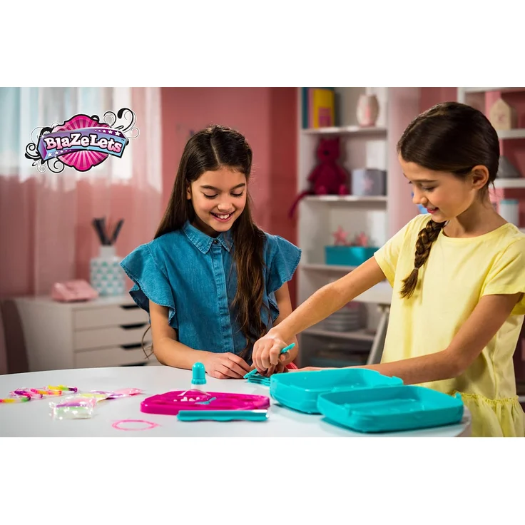 Ravensburger Blazelets Style Studio, Glitzer-Armbänder selber machen, Kreatives Bastelset für Mädchen ab 6 Jahren, stylische Freundschaftsarmbänder – Bild 15