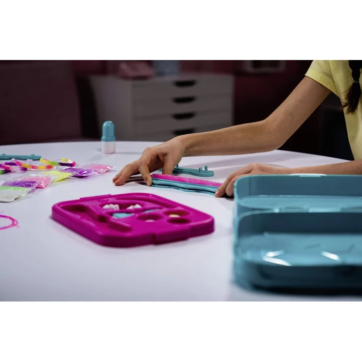 Ravensburger Blazelets Style Studio, Glitzer-Armbänder selber machen, Kreatives Bastelset für Mädchen ab 6 Jahren, stylische Freundschaftsarmbänder – Bild 19