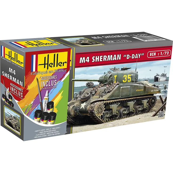 Heller 56892 STARTER KIT Sherman