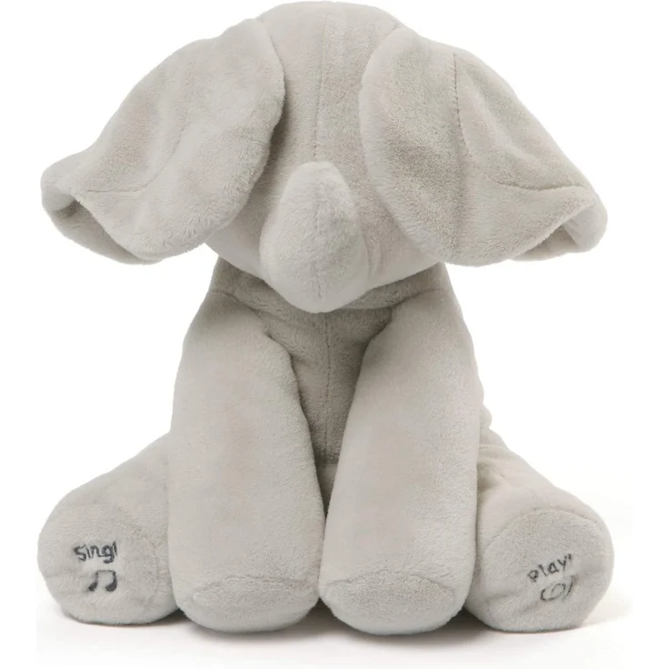 Gund – 6054176 – Plüschtier Baby interaktiv – Spielzeug für Kleinkinder – Flappy der Elefant – Versteckung – französische Version – Bild 3